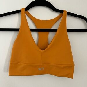 Set Active Racer V Sports Bra Size Small